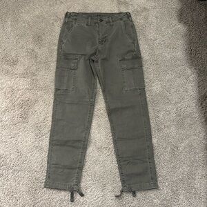 Mens American Eagle Cargo Pants, Size 28x32, Dark Green